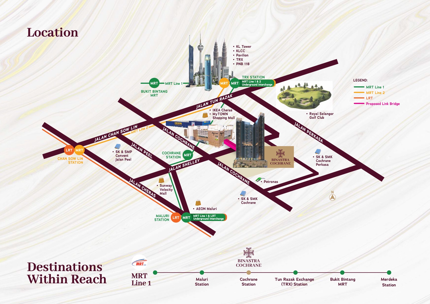 Binastra Cochrane location map